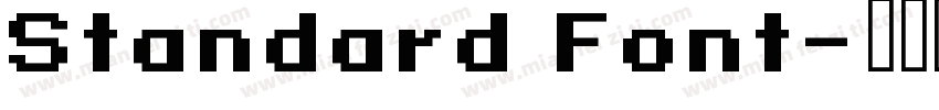 Standard Font字体转换
